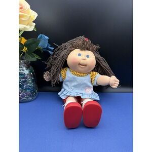 Cabbage Patch Kid Preschool Doll CPK Hasbro First Edition 1990‎ Brown Hair/Eyes